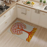 Ornate Red Tree of Life Area Rug