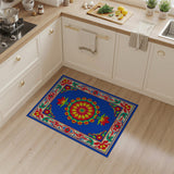 Vibrant Multi-Color Persian Mandala Area Rug