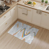 Winding Rainbow Mountains Area Rug