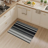 Bold Black White Striped No. 16 Area Rug