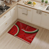 Vibrant Watermelon Slices Fruit Rug