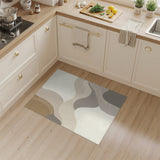 Abstract Area Beige Abstract Flow Area Rug