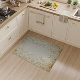 Ornate Floral Vine Border Rug