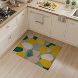 Vibrant Multi-Color Abstract Oval Area Rug