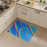 Rainbow Flight Trails Area Rug