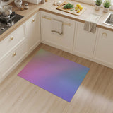 Vibrant Pink-to-Teal Ombre Gradient Area Rug