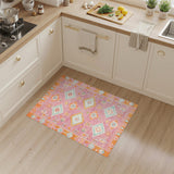 Pink Southwestern Pink Southwestern Geometric Area Rug