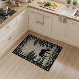 Southwestern Savanna Oryx Silhouette Rug