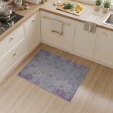 Purple Floral Vintage No. 7 Area Rug