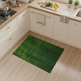 Lush Green Turf Grass Area Rug