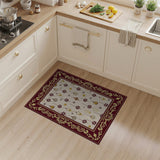 Ornate Gold Lantern Star Area Rug