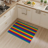Multi-color and Patterns Rainbow Vertical Stripe Area Rug