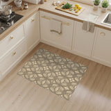 Beige Geometric Area Rug