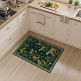 Jungle Big Cats Cheetah Leopard Area Rug