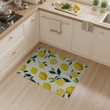 Fruit Pattern Sunny Lemon Fruit Pattern Area Rug