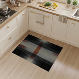 Modern Halftone Cross Geometric Area Rug