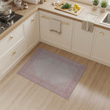 Blush Traditional Persian Blush Pink Traditional Persian Area Rug