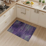 Purple Grey Abstract Area Rug