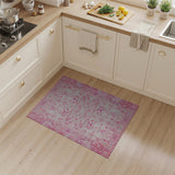 Blush Pink Persian Traditional Persian Area Rug