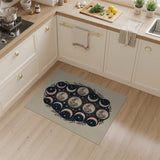 Moon Phases Mandala Boho Area Rug