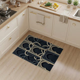 Moroccan Lattice Arch Geometric Rug