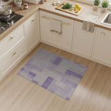 Purple Geometric Abstract No. 3 Area Rug
