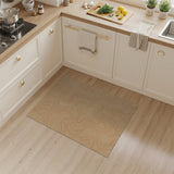 Orange Contour Wave Area Rug