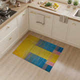Multi-color and Patterns Vibrant Multi-Color Geometric Stripe Area Rug