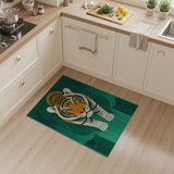 Geometric Tiger Face Area Rug