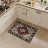 Red Medallion Persian Area Rug