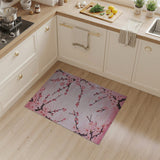 Pink Cherry Blossom Area Rug