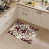 Red Octopus Swirl Area Rug
