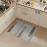Brown and Tan Modern Brown Tan Striped Geometric Rug