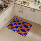 Vibrant Geometric Diamond Area Rug