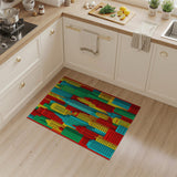 Vibrant Multi-Color City Skyline Rug