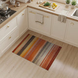 Vibrant Horizontal Vibrant Multi-Color Horizontal Stripe Area Rug