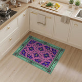 Vibrant Pink Purple Mystic Eye Area Rug