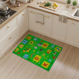 Kids ABC Alphabet Play Rug with Zoo Animals