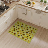 Sunflower Meadow Yellow Area Rug