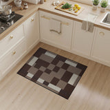 Brown and Tan Geometric Modern Modern Geometric Brown Tan Area Rug
