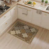 Brown Tan Ornate Persian Area Rug