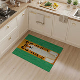 Playful Cartoon Tiger Area Rug