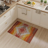 Vibrant Southwestern Diamond Pattern Area Rug