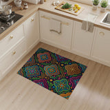 Traditional Persian Multi-color and Patterns Vibrant Mandala Multi-Color Area Rug