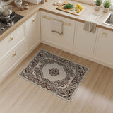Ornate Beige Persian Area Rug