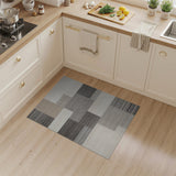 Modern Geometric Neutral Striped Area Rug