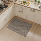 Brown and Tan Plaid Brown Tan Plaid Rustic Farmhouse Area Rug