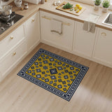 Yellow Heritage Tribal Geometric Area Rug