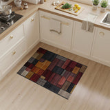 Vibrant Geometric Patchwork Multi-Color Area Rug