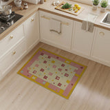Adorable Pastel Bear Cartoon Area Rug